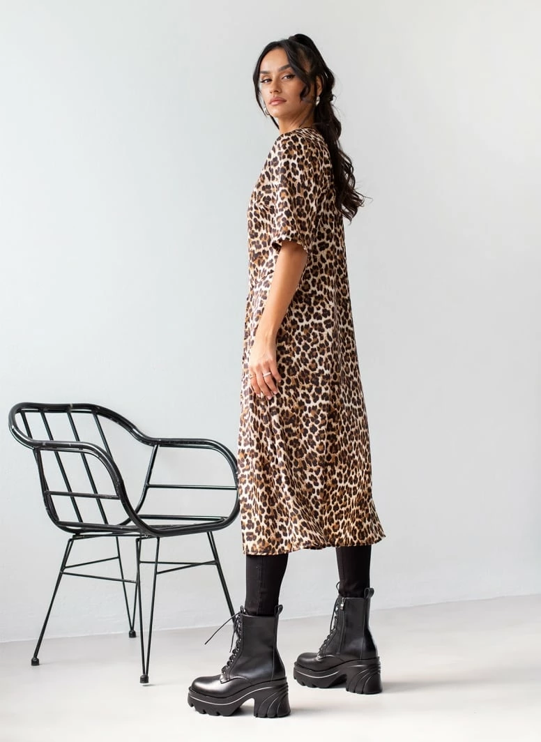 Καλύτερη πώληση ⭐ The Fashion Project Μπλούζα μακριά με Print και άνοιγμα - Leopard ⌛ 4 Καλύτερη πώληση ⭐ The Fashion Project Μπλούζα μακριά με Print και άνοιγμα - Leopard ⌛ - Image 4