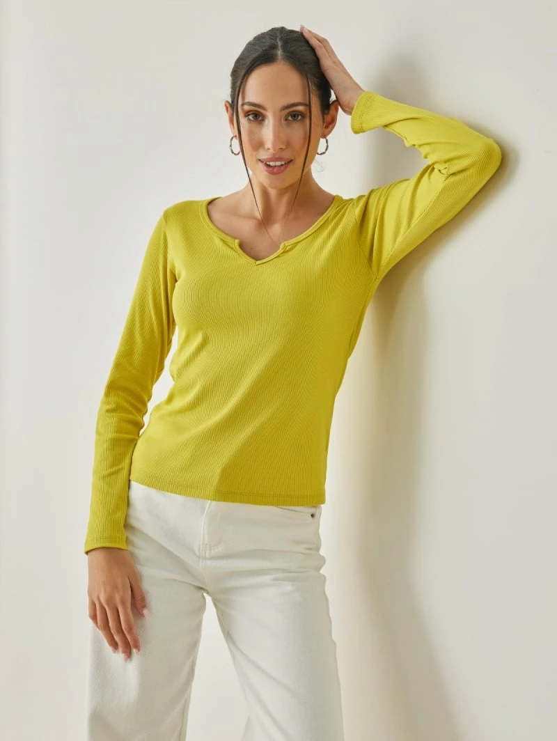 Συμφωνίες 🎁 NAIBA Μπλούζα μακρυμάνικη με V Cut άνοιγμα 601.219M - Μουσταρδί ❤️ 1 Συμφωνίες 🎁 NAIBA Μπλούζα μακρυμάνικη με V Cut άνοιγμα 601.219M - Μουσταρδί ❤️