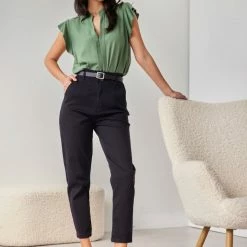 Αγορά 😍 The Fashion Project Μπλούζα με μάο γιακά - Χακί 🥰 7 Αγορά 😍 The Fashion Project Μπλούζα με μάο γιακά - Χακί 🥰 -Φορέματα Εκπτώσεις mplouza me mao giaka 108954 x56u