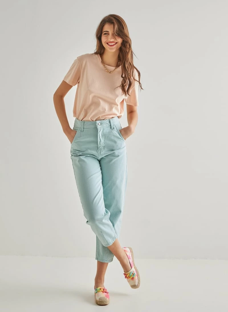 Best Pirce 🤩 The Fashion Project Oversized βαμβακερή κοντομάνικη μπλούζα - Ροδακινί 🌟 2 Best Pirce 🤩 The Fashion Project Oversized βαμβακερή κοντομάνικη μπλούζα - Ροδακινί 🌟 - Image 2