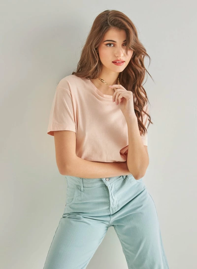 Best Pirce 🤩 The Fashion Project Oversized βαμβακερή κοντομάνικη μπλούζα - Ροδακινί 🌟 3 Best Pirce 🤩 The Fashion Project Oversized βαμβακερή κοντομάνικη μπλούζα - Ροδακινί 🌟 - Image 3