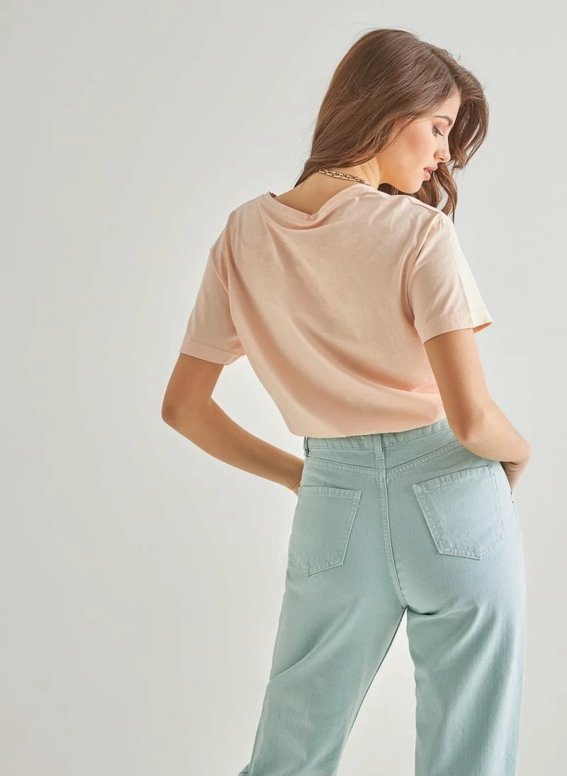 Best Pirce 🤩 The Fashion Project Oversized βαμβακερή κοντομάνικη μπλούζα - Ροδακινί 🌟 4 Best Pirce 🤩 The Fashion Project Oversized βαμβακερή κοντομάνικη μπλούζα - Ροδακινί 🌟 - Image 4