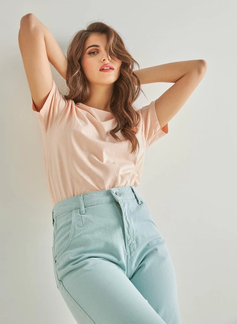 Best Pirce 🤩 The Fashion Project Oversized βαμβακερή κοντομάνικη μπλούζα - Ροδακινί 🌟 5 Best Pirce 🤩 The Fashion Project Oversized βαμβακερή κοντομάνικη μπλούζα - Ροδακινί 🌟 - Image 5