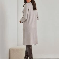 ΧΟΝΔΡΙΚΟ ΕΜΠΟΡΙΟ 🌟 The Fashion Project Πλεκτό φόρεμα με ψηλό γιακά - Μπεζ 👏 -Φορέματα Εκπτώσεις plekto forema me psilo giaka 107467 zxgk