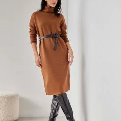 Καλύτερες κριτικές για ✨ The Fashion Project Πλεκτό φόρεμα με ζιβάγκο - Biscuit 🔥 -Φορέματα Εκπτώσεις plekto forema me zivagko 109151 bm5k