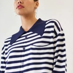 Συμφωνίες 😍 The Fashion Project Πλεκτό φόρεμα ριγέ με γιακά - Μπλε σκούρο 🥰 10 Συμφωνίες 😍 The Fashion Project Πλεκτό φόρεμα ριγέ με γιακά - Μπλε σκούρο 🥰 -Φορέματα Εκπτώσεις plekto forema rige me giaka 107472 4fn6