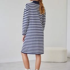 Συμφωνίες 😍 The Fashion Project Πλεκτό φόρεμα ριγέ με γιακά - Μπλε σκούρο 🥰 15 Συμφωνίες 😍 The Fashion Project Πλεκτό φόρεμα ριγέ με γιακά - Μπλε σκούρο 🥰 -Φορέματα Εκπτώσεις plekto forema rige me giaka 107472 oz1i