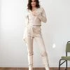Προϋπολογισμός 😉 The Fashion Project Πλεκτό σετ ρούχων Jogger με ζακέτα - Μπεζ ❤️