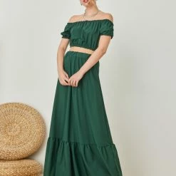 Νέος 🔔 The Fashion Project Σετ φούστα με Cropped τοπάκι - Κυπαρισσί 🛒 9 Νέος 🔔 The Fashion Project Σετ φούστα με Cropped τοπάκι - Κυπαρισσί 🛒 -Φορέματα Εκπτώσεις set fousta me cropped topaki 104596 lvxx