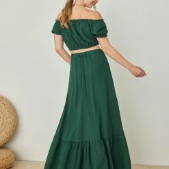 Νέος 🔔 The Fashion Project Σετ φούστα με Cropped τοπάκι - Κυπαρισσί 🛒 8 Νέος 🔔 The Fashion Project Σετ φούστα με Cropped τοπάκι - Κυπαρισσί 🛒 -Φορέματα Εκπτώσεις set fousta me cropped topaki 104596 pfnd