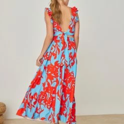 Αγορά ❤️ The Fashion Project Σετ φούστα με δετό τοπ - Γαλάζιο 🤩 -Φορέματα Εκπτώσεις set fousta me deto top 104846 n09r