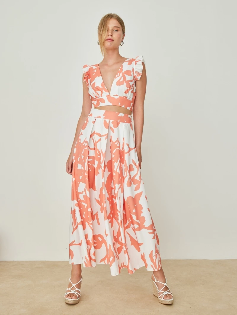 Ολοκαίνουργιο ⌛ The Fashion Project Σετ φούστα με δετό τοπ - Ροδακινί 🤩 6 Ολοκαίνουργιο ⌛ The Fashion Project Σετ φούστα με δετό τοπ - Ροδακινί 🤩 - Image 6