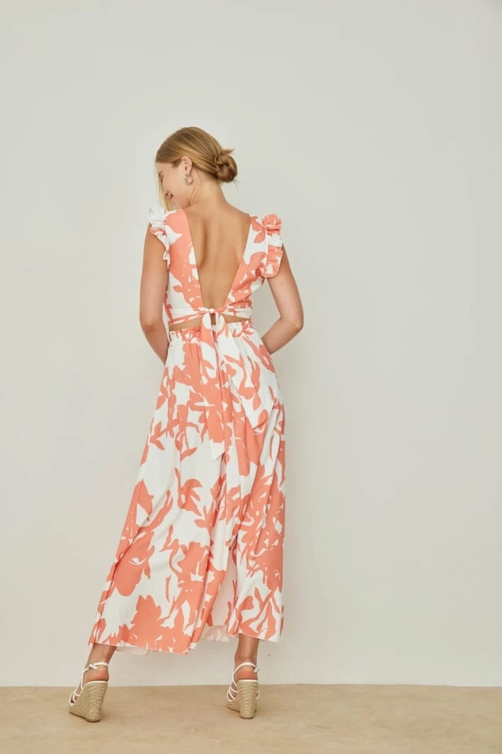 Ολοκαίνουργιο ⌛ The Fashion Project Σετ φούστα με δετό τοπ - Ροδακινί 🤩 4 Ολοκαίνουργιο ⌛ The Fashion Project Σετ φούστα με δετό τοπ - Ροδακινί 🤩 - Image 4