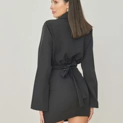 Best Pirce 🥰 The Fashion Project Σετ φούστα με μπολερό - Μαύρο 😍 -Φορέματα Εκπτώσεις set fousta me mpolero 100919 l1mf