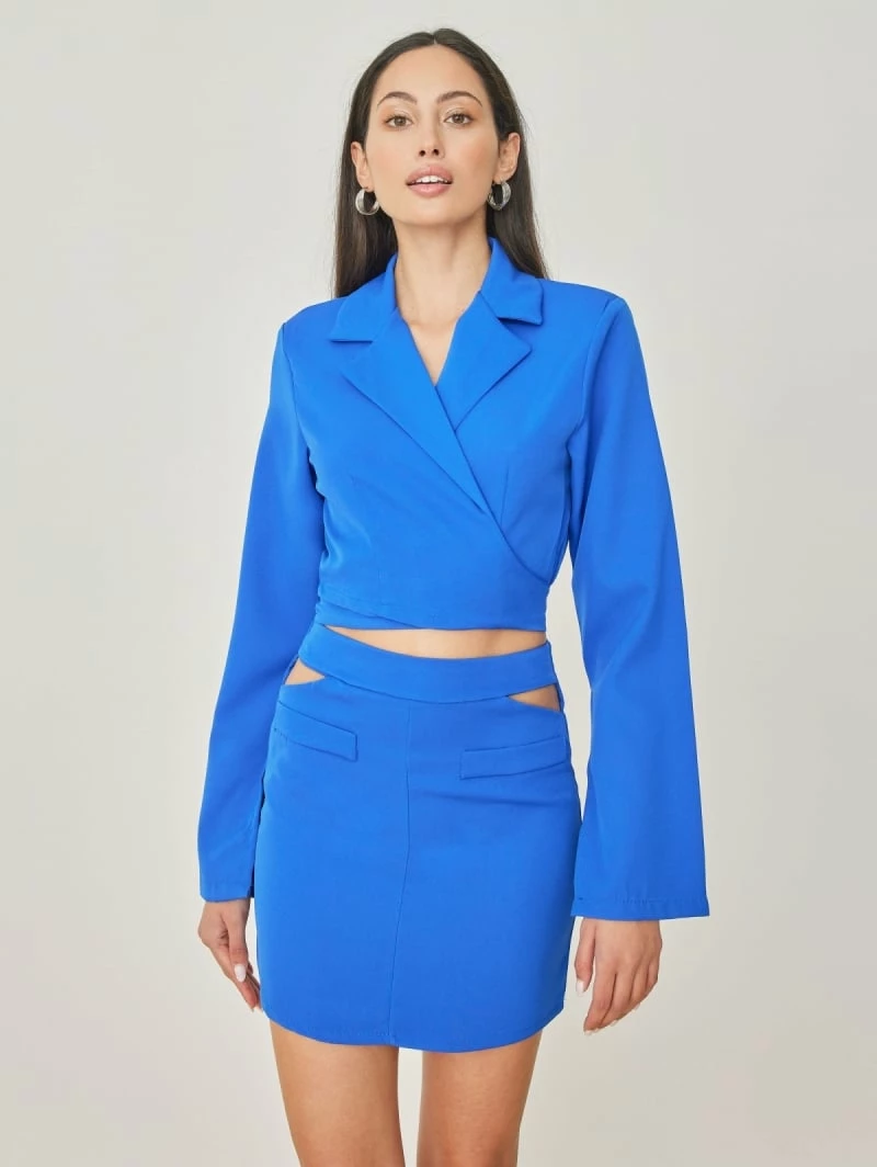 Προώθηση ⭐ The Fashion Project Σετ φούστα με μπολερό - Μπλε 👏 5 Προώθηση ⭐ The Fashion Project Σετ φούστα με μπολερό - Μπλε 👏 - Image 5