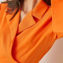 Εξοδος 🛒 The Fashion Project Σετ φούστα με μπολερό - Πορτοκαλί ❤️ -Φορέματα Εκπτώσεις set fousta me mpolero 100922 ccp0