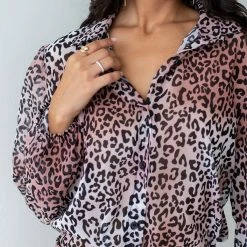 Εκπτωση 🔔 The Fashion Project Σετ φούστα με πουκάμισο διαφάνεια - Μαύρο/Μπεζ 🛒 -Φορέματα Εκπτώσεις set fousta me poukamiso diafaneia 106977 amz2