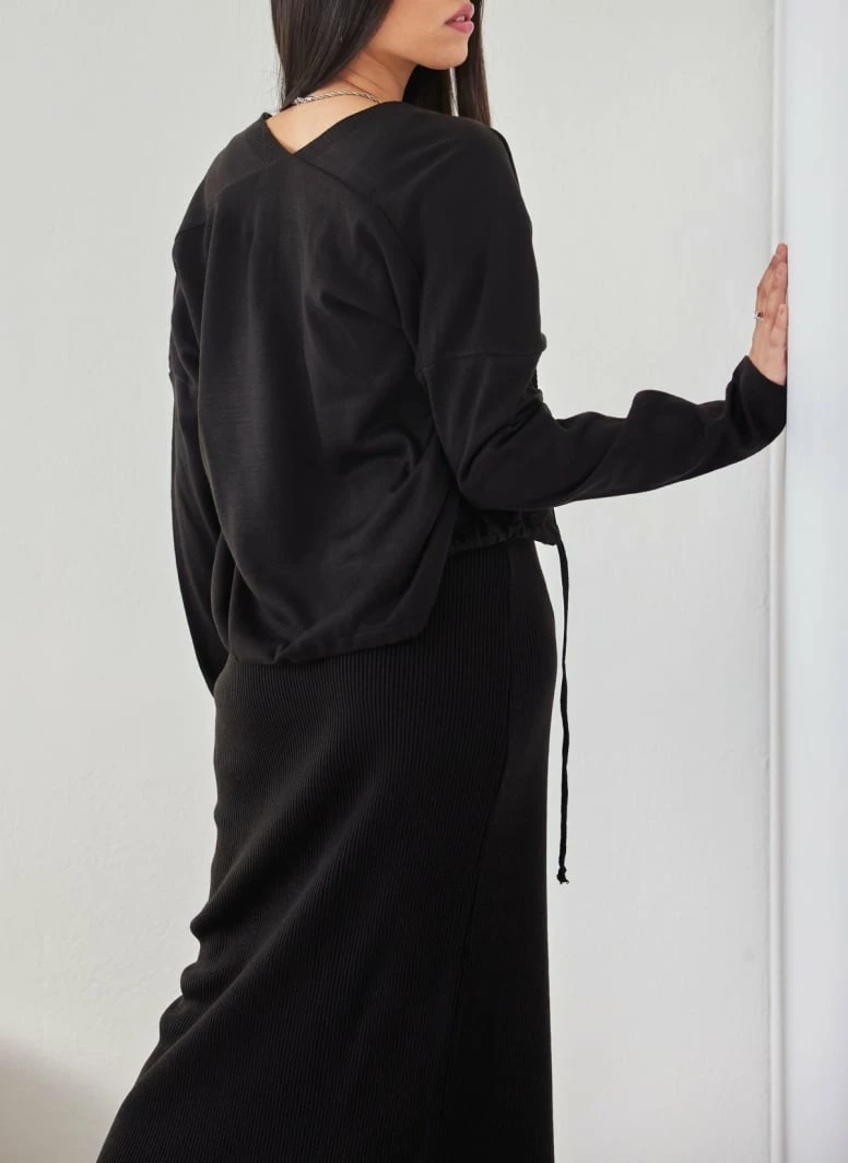 Κουπόνι 🤩 The Fashion Project Σετ φούστα με τοπ και ζακέτα - Μαύρο 😍 7 Κουπόνι 🤩 The Fashion Project Σετ φούστα με τοπ και ζακέτα - Μαύρο 😍 - Image 7