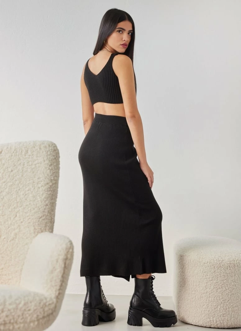 Κουπόνι 🤩 The Fashion Project Σετ φούστα με τοπ και ζακέτα - Μαύρο 😍 9 Κουπόνι 🤩 The Fashion Project Σετ φούστα με τοπ και ζακέτα - Μαύρο 😍 - Image 9