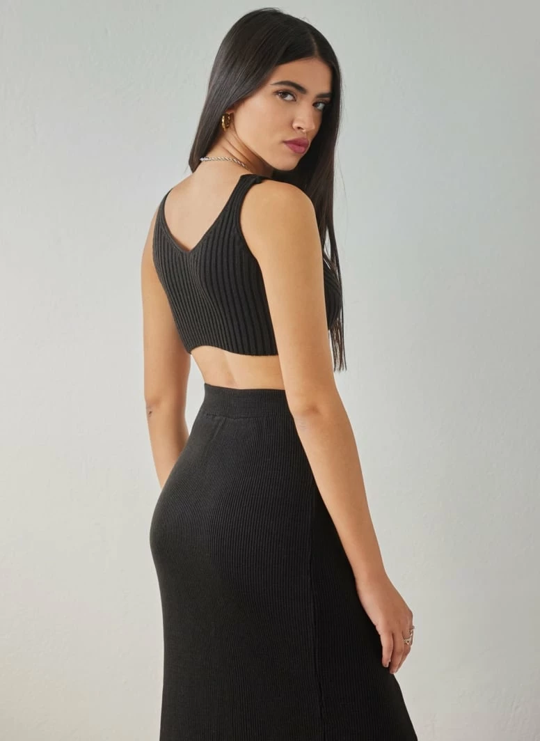 Κουπόνι 🤩 The Fashion Project Σετ φούστα με τοπ και ζακέτα - Μαύρο 😍 6 Κουπόνι 🤩 The Fashion Project Σετ φούστα με τοπ και ζακέτα - Μαύρο 😍 - Image 6