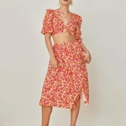 Πολύ καλή προσφορά ✨ The Fashion Project Σετ φούστα με τοπάκι - Κίτρινο ❤️ -Φορέματα Εκπτώσεις set fousta me topaki 105084 uc11