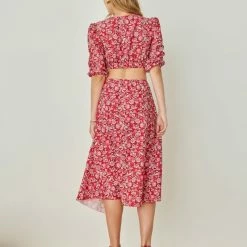 Εξοδος 💯 The Fashion Project Σετ φούστα με τοπάκι - Μπορντό ⭐ -Φορέματα Εκπτώσεις set fousta me topaki 105086 694e