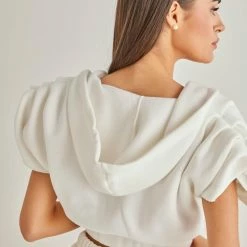 Καλύτερη πώληση ✔️ The Fashion Project Σετ φούτερ ζακέτα με σορτς - Λευκό ✨ -Φορέματα Εκπτώσεις set fouter zaketa me sorts 90076 0ig4