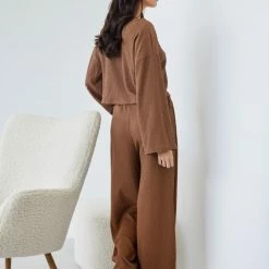 Καλύτερη πώληση ❤️ The Fashion Project Σετ γκοφρέ παντελόνι με τοπ - Καφέ 🎉 7 Καλύτερη πώληση ❤️ The Fashion Project Σετ γκοφρέ παντελόνι με τοπ - Καφέ 🎉 -Φορέματα Εκπτώσεις set gkofre panteloni me top 108086 ewjl