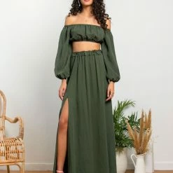 Best Pirce 🧨 The Fashion Project Σετ λινή φούστα με Cropped τοπάκι - Χακί ⌛ 11 Best Pirce 🧨 The Fashion Project Σετ λινή φούστα με Cropped τοπάκι - Χακί ⌛ -Φορέματα Εκπτώσεις set lini fousta me cropped topaki 105197 mhut