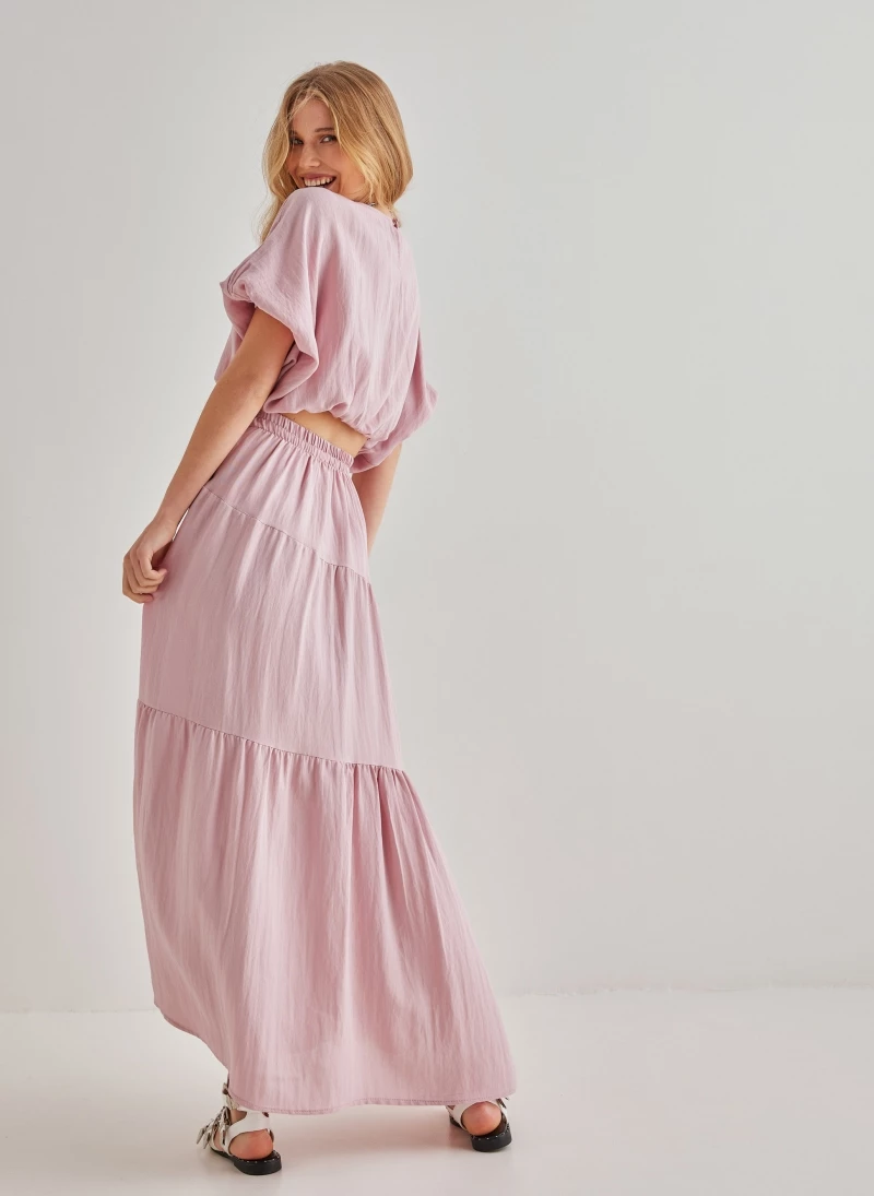 Καλύτερη πώληση 😍 The Fashion Project Σετ λινή φούστα με τοπάκι - Σάπιο μήλο 🧨 3 Καλύτερη πώληση 😍 The Fashion Project Σετ λινή φούστα με τοπάκι - Σάπιο μήλο 🧨 - Image 3