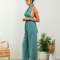 Προϋπολογισμός ⌛ The Fashion Project Σετ λινό παντελόνι με δετό τοπ - Μέντα ✔️ 10 Προϋπολογισμός ⌛ The Fashion Project Σετ λινό παντελόνι με δετό τοπ - Μέντα ✔️ -Φορέματα Εκπτώσεις set lino panteloni me deto top 105399 jepk