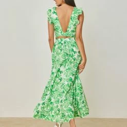 Αγορά ❤️ The Fashion Project Σετ Maxi φούστα με τοπάκι Floral - Λαχανί 🥰 13 Αγορά ❤️ The Fashion Project Σετ Maxi φούστα με τοπάκι Floral - Λαχανί 🥰 -Φορέματα Εκπτώσεις set maxi fousta me topaki floral 103797 gb69