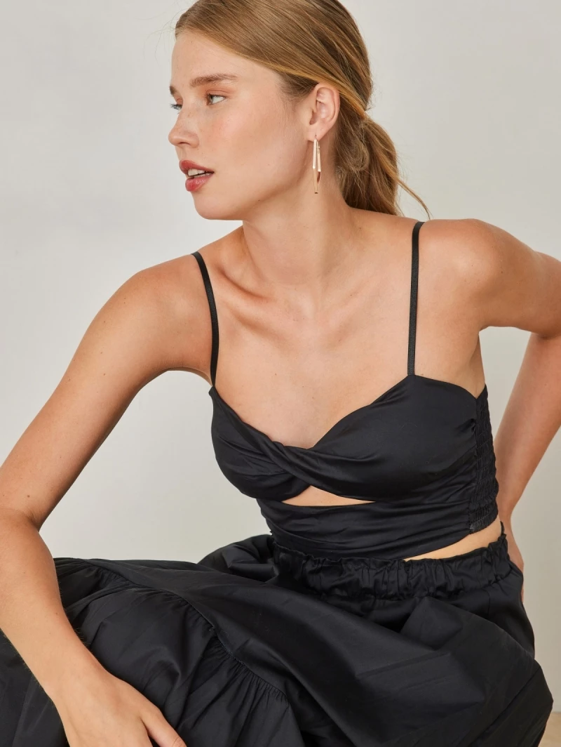 Τοπ 10 ✔️ The Fashion Project Σετ μονόχρωμη φούστα με μπουστάκι - Μαύρο 🔥 5 Τοπ 10 ✔️ The Fashion Project Σετ μονόχρωμη φούστα με μπουστάκι - Μαύρο 🔥 - Image 5