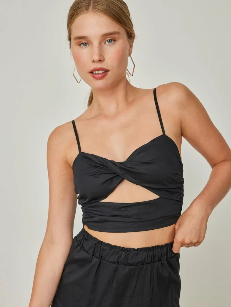 Τοπ 10 ✔️ The Fashion Project Σετ μονόχρωμη φούστα με μπουστάκι - Μαύρο 🔥 1 Τοπ 10 ✔️ The Fashion Project Σετ μονόχρωμη φούστα με μπουστάκι - Μαύρο 🔥