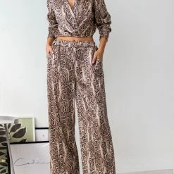 Η καλύτερη συμφωνία 😀 The Fashion Project Σετ παντελόνα Animal Print με Top - Animal ⭐ -Φορέματα Εκπτώσεις set pantelona animal print me top 106338 c0yv