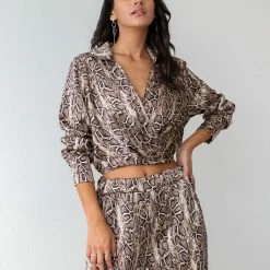 Η καλύτερη συμφωνία 😀 The Fashion Project Σετ παντελόνα Animal Print με Top - Animal ⭐ -Φορέματα Εκπτώσεις set pantelona animal print me top 106338 hw27