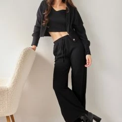 Καλύτερη πώληση 👏 The Fashion Project Σετ παντελόνα με τοπ και Cropped ζακέτα - Μαύρο 🌟 8 Καλύτερη πώληση 👏 The Fashion Project Σετ παντελόνα με τοπ και Cropped ζακέτα - Μαύρο 🌟 -Φορέματα Εκπτώσεις set pantelona me top kai cropped zaketa 107757 khb9