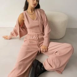 Φτηνός ❤️ The Fashion Project Σετ παντελόνα με τοπ και Cropped ζακέτα - Σάπιο μήλο ⌛ 6 Φτηνός ❤️ The Fashion Project Σετ παντελόνα με τοπ και Cropped ζακέτα - Σάπιο μήλο ⌛ -Φορέματα Εκπτώσεις set pantelona me top kai cropped zaketa 107760 d2jk