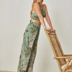 Αγορά 🎁 The Fashion Project Σετ παντελόνι με ανοίγματα και τοπάκι - Χακί 🔔 -Φορέματα Εκπτώσεις set panteloni me anoigmata kai topaki 105090 s79m