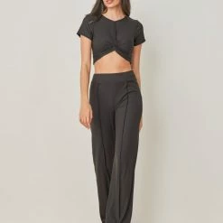 Η καλύτερη συμφωνία 🎉 The Fashion Project Σετ ριπ παντελόνι με τοπάκι - Μαύρο 🌟 -Φορέματα Εκπτώσεις set rip panteloni me topaki 102201 s5rk