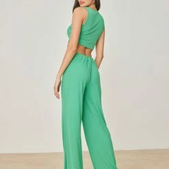 Εκπτωση 🎉 The Fashion Project Σετ ριπ Wide Leg παντελόνι με τοπ - Πράσινο ✨ 8 Εκπτωση 🎉 The Fashion Project Σετ ριπ Wide Leg παντελόνι με τοπ - Πράσινο ✨ -Φορέματα Εκπτώσεις set rip wide leg panteloni me top 102188 e7yy