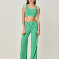 Φορέματα Εκπτώσεις -Φορέματα Εκπτώσεις set rip wide leg panteloni me top 102188 kfup