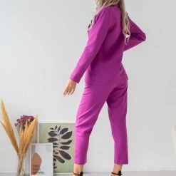 Καλύτερες κριτικές για ⌛ The Fashion Project Σετ σακάκι σταυρωτό με παντελόνι - Magenta 💯 -Φορέματα Εκπτώσεις set sakaki staurwto me panteloni 108808 gfw6