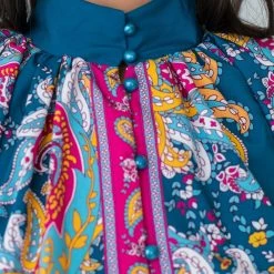 Πολύ καλή προσφορά 👏 The Fashion Project Σετ σορτς και πουκάμισο με λαχούρια - Petrol 🎁 -Φορέματα Εκπτώσεις set sorts kai poukamiso me laxouria 106331 ifur