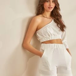 Κουπόνι ✨ The Fashion Project Σετ σορτς με τοπάκι με ένα μανίκι - Λευκό 🎁 11 Κουπόνι ✨ The Fashion Project Σετ σορτς με τοπάκι με ένα μανίκι - Λευκό 🎁 -Φορέματα Εκπτώσεις set sorts me topaki me ena maniki 89270 urcw