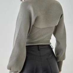 Καλύτερες κριτικές για 👏 The Fashion Project Σετ Strapless τοπάκι με μπολερό - Λαδί ✔️ -Φορέματα Εκπτώσεις set strapless topaki me mpolero 108358 jsoo