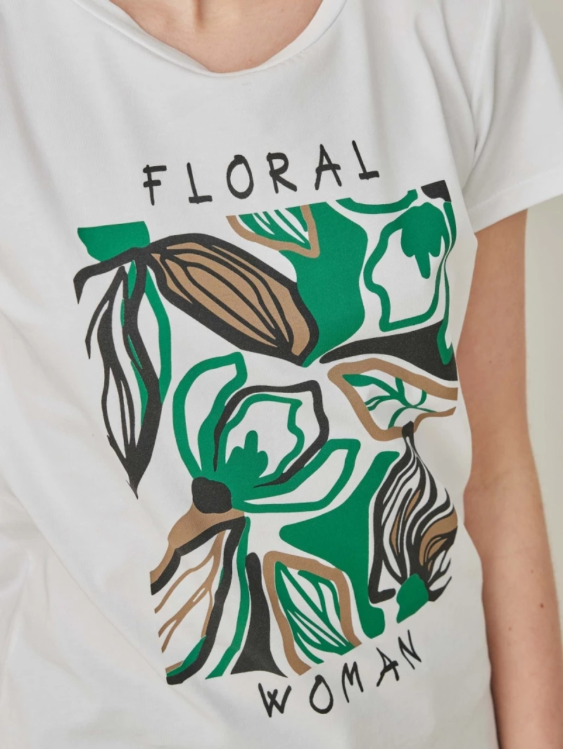 Flash Sale ⌛ The Fashion Project T-shirt με στάμπα - Πράσινο 😀 2 Flash Sale ⌛ The Fashion Project T-shirt με στάμπα - Πράσινο 😀 - Image 2