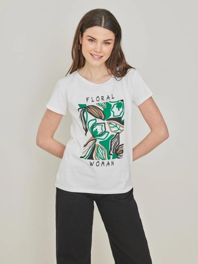 Flash Sale ⌛ The Fashion Project T-shirt με στάμπα - Πράσινο 😀 6 Flash Sale ⌛ The Fashion Project T-shirt με στάμπα - Πράσινο 😀 - Image 6