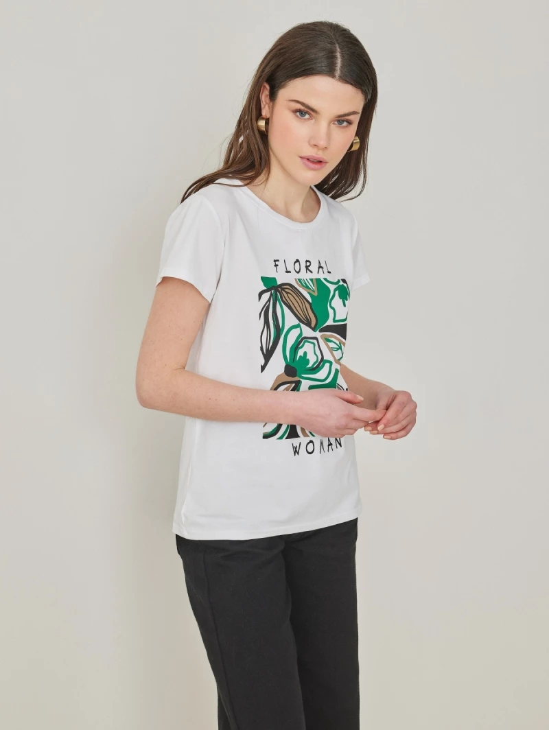 Flash Sale ⌛ The Fashion Project T-shirt με στάμπα - Πράσινο 😀 5 Flash Sale ⌛ The Fashion Project T-shirt με στάμπα - Πράσινο 😀 - Image 5