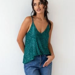 Πολύ καλή προσφορά 🔥 The Fashion Project Τοπ με παγιέτες - Κυπαρισσί 🔥 8 Πολύ καλή προσφορά 🔥 The Fashion Project Τοπ με παγιέτες - Κυπαρισσί 🔥 -Φορέματα Εκπτώσεις top me pagietes 107003 epd7